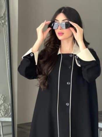 عباية قبة قميص زرار + الشالة